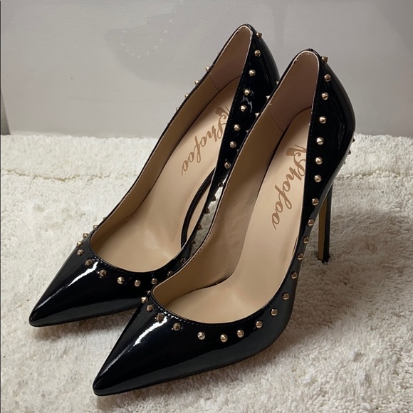 Shoes - Studs High Heel Pointed Toe Stilettos Shoes